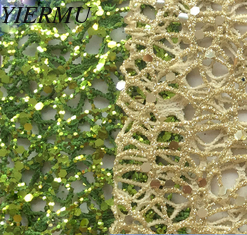 China Bud silk net webs processing powder bronzing Jacquard fabric supplier