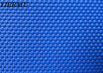 China Blue color 2*2 wires textilene beach chairs Textilene Outdoor PVC Coated Poly UV Fabric supplier
