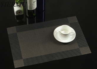 China PVC textilene placemat home eat mat hotel eat table mat diagonal single box eat mat supplier