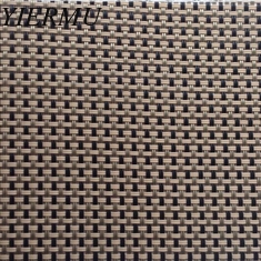 China waterproof outdoor fabric sunshade fabric in bule, white , yellow or other colors 2*1 woven wire mesh fabric supplier