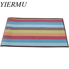 China PVC textilene fabric floor mat supplier