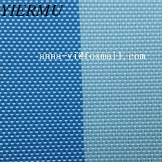 China textilene fabric shades 2X1 PVC coated polyester 60&quot; Outdoor Solar PVC Coated Poly UV Fabric supplier