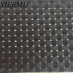 China Black Textilene® fabric 8X8 wires PVC coated woven mesh fabrics 61'' supplier