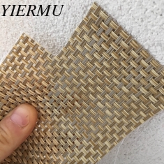 China Rattan color Textilene® fabric 4X4 wires PVC coated woven mesh UV fabrics 61'' supplier