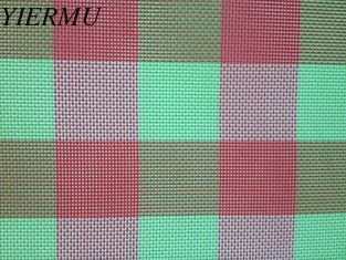 China tartan Textilene Mesh Fabric 1X1 woven outdoor UV fabric supplier