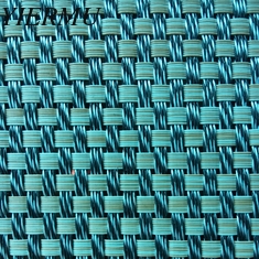 China Textilene® Outdoor Solar PVC Coated Poly UV Fabric 8X8 woven mesh fabric supplier