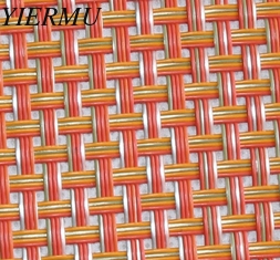 China 750g Textoline® fabric 4X4 wires PVC coated woven mesh UV fabrics Sun Screen Fabric supplier