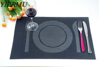 China Reversible Textilene Placemats Heat Insulation Non-slip Mats Daily Use Tableware Coaster &amp; Placemat supplier
