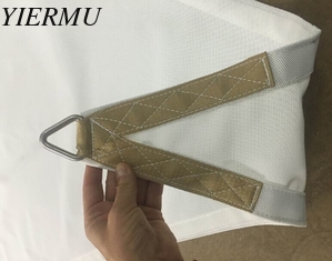 China white color Textilene® Outdoor Fabric sunshade screen sun Shade sails supplier