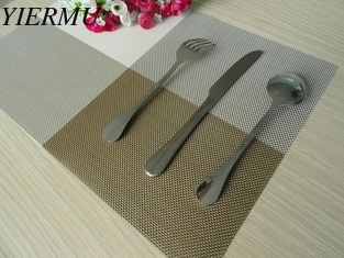 China Textilen cup coaster/placemats/mesh fabric mat supplier