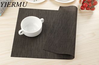 China Pointelle Textilene Placemat Reversible easy clean heat insulated pad supplier