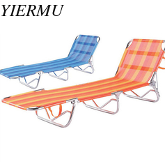 China Folding Flat Aluminium Garden Sun Bed Lounger used in seabeach pool garden all place supplier