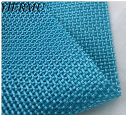 China light blue Textilene 1X1 woven Mesh UV Fabric for pool safety fence outdoor chair fabrics supplier
