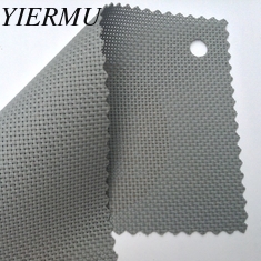China fireproofing sun shade screen mesh fabric UV Resistant in gray color supplier