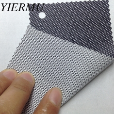 China Black - white sun shade fabric for windows 30% polyester 70% PVC mesh fabric supplier