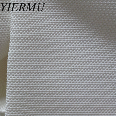 China Textilone 2X1 White color Outdoor sunshade screen fabric Anti-uv and fireproofing cloth supplier