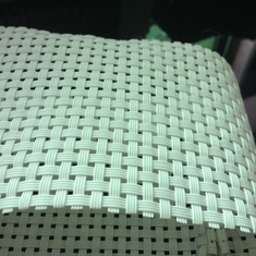 China White color sling chair woven mesh PVC fabrics supplier