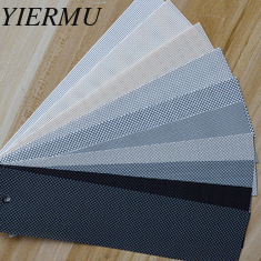 China gray color Sun Shade mesh fabric screen supplier