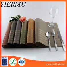 China DIY Textilene table mat PVC placemats it can reuse after washing supplier