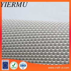 China creamy white textilene mesh fabric Outdoor 2X1 weave Anti-UV fabric waterproof supplier
