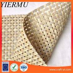 China light rattan color Textilene mesh fabric for sun lounger outdoor chair fabric 4X4 woven supplier