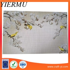 China scenery print Textilene Placemats for Dining Table Mat Heat Insulation coasters in restaurant supplier