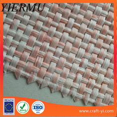 China Polypropylene Natural Raffia woven fabrics paper weaving raffia cloth supplier