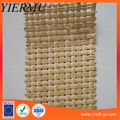 China Brown Polypropylene Natural Raffia woven fabrics paper weaving in rolls supplier