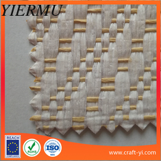 China natural raffia fabric: plain braided woven raffia  fabrics ecofriendly cloth manufacturer supplier