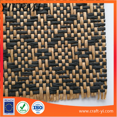 China Woven Straw Fabric,Natural Straw Fabric for Wall Coverings ecofriendly supplier