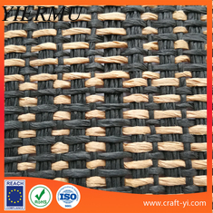 China raffia fabric upholstery by the yard supplier from China natural straw fabric supplier
