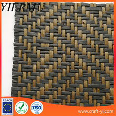 China supply Eco friednly natural paper woven straw fabric for bag hat shoes box etc.. supplier
