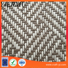 China supply fabric straw pouch of fabrics in Eco friendly natural paper woven straw fabrics supplier
