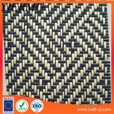 China supply straw colored fabric is natural paper woven straw fabrics in yard supplier