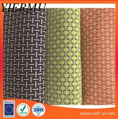 China 8X8 woven style textilene mesh fabric in PVC coated wire mix three colors suit outdoor supplier