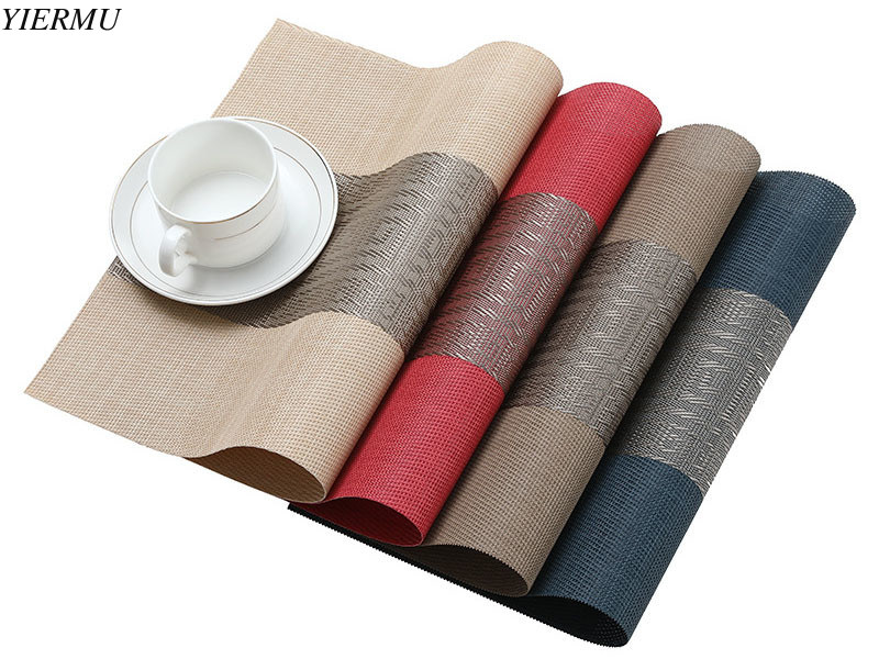 Table Placemats for Dining table in Textilene mesh fabric material