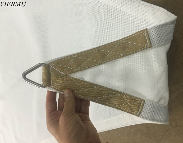 White Color Textilene Outdoor Fabric Sunshade Screen Sun Shade Sails China White Color Textilene Outdoor Fabric Sunshade Screen Sun Shade Sails Supplier