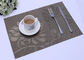 Non-slip eat mat insulation pad placemat quick-drying water environmental protection PVC texliene mat supplier