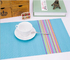 coffee, restaurant placemat in textilene fabric easy clearn supplier