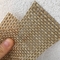 Rattan color Textilene® fabric 4X4 wires PVC coated woven mesh UV fabrics 61'' supplier