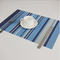 PVC coated mesh fabric table mat easy clean one style placemat supplier