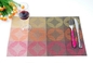 jacquard weave Textilene Placemats Heat Insulation Non-slip Mats Daily Use Tableware Coaster &amp; Placemat supplier