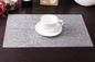 PVC Solid Insulation Bowl Placemats Dining Pad Western Table Mats supplier