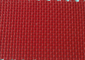 Red color PVC Coated Polyester Mesh fabric Textilene supplier