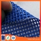 textilene waterproof mesh fabric in blue color 1X1 wire woven style supplier