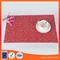 DIY plastic dining placemats textilene table mat in square 45*30 cm supplier