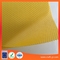 PVC Coated Polyester Mesh textile yellow color 1x1 weave Textilene supplier