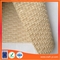 creamy white PP woven fabric in Textilene PVC coated mesh fabric weave for mat supplier