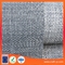 gray and light gray color mix Textilene material mesh fabric 4X4 woven  fabrics supplier