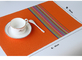 easy clean -placemat heat resistant placemats material in Textilene table mat supplier